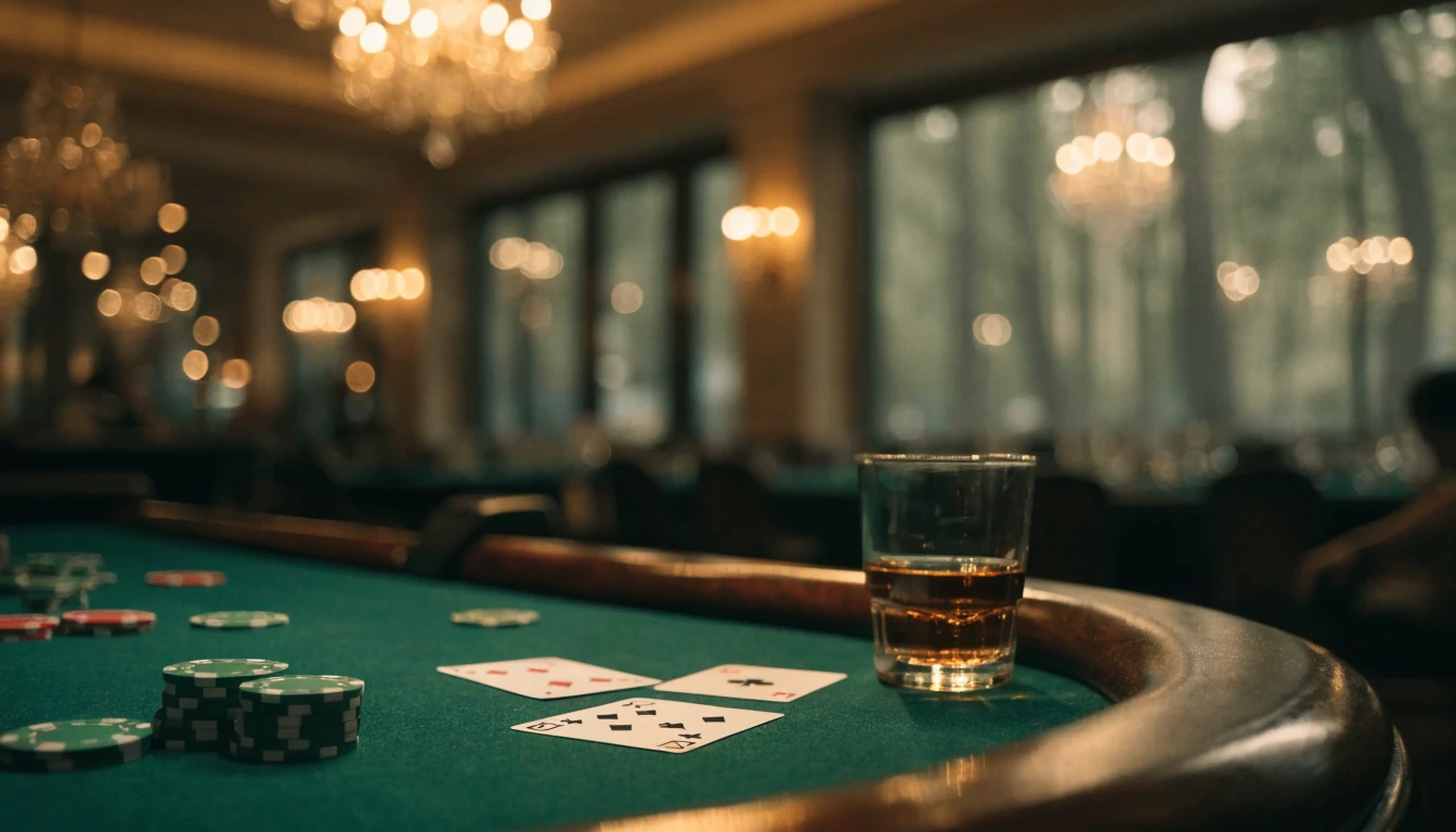 Stol za blackjack u elegantnom europskom casinu